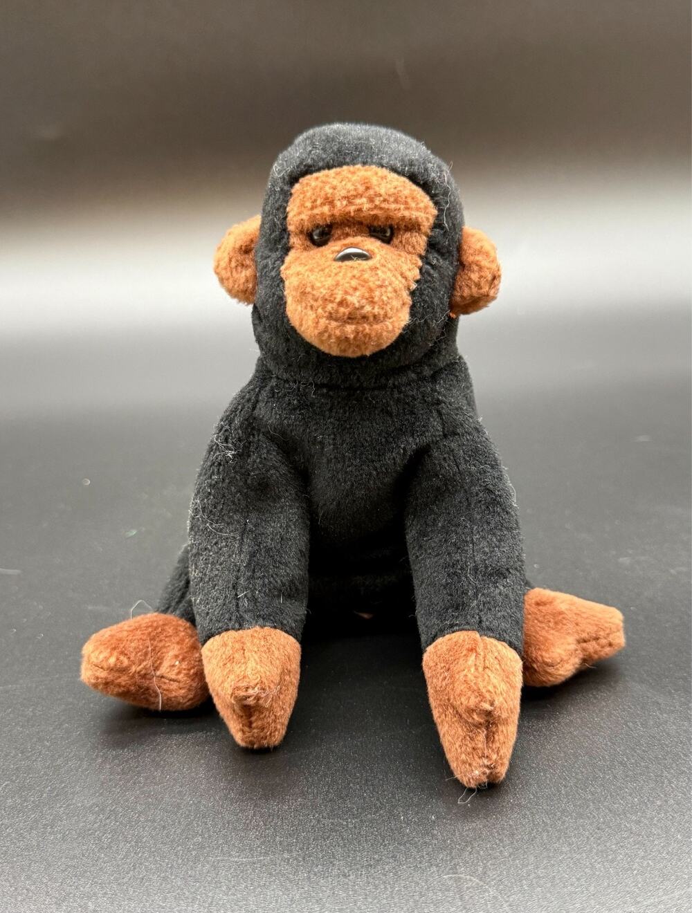 Ty Beanie Baby Congo Gorilla Black Brown Vintage 1990s No Hang Tag